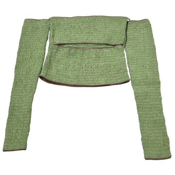 Anna October Elise Top in Green - Picture 1 of 5